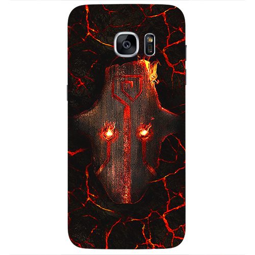 Чехол на телефон samsung galaxy s7 edge Dota лого - фото