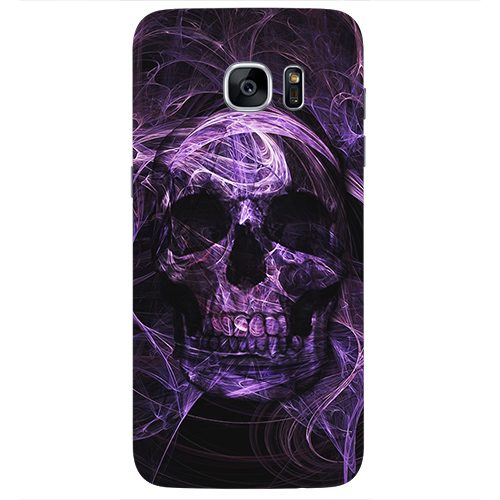 Чехол на телефон samsung galaxy s7 edge Abstract skull - фото