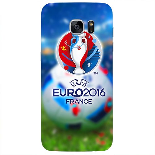 Чехол на телефон samsung galaxy s7 edge - EURO 2016 Франция - фото