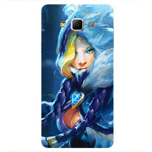 Чехол на телефон samsung galaxy-A7 Девушка Crystal Maiden - фото