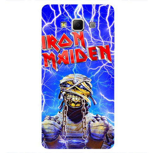 Чехол на телефон samsung galaxy-A7 Iron Maiden мумия с цепью - фото