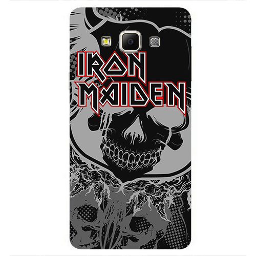 Чехол на телефон samsung galaxy-A7 Iron Maiden череп - фото