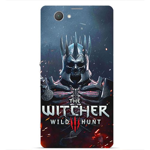 Чехол на телефон sony xperia z1 compact The WITCHER в шлеме - фото