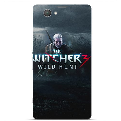 Чехол на телефон sony xperia z1 compact The WITCHER в ночи - фото