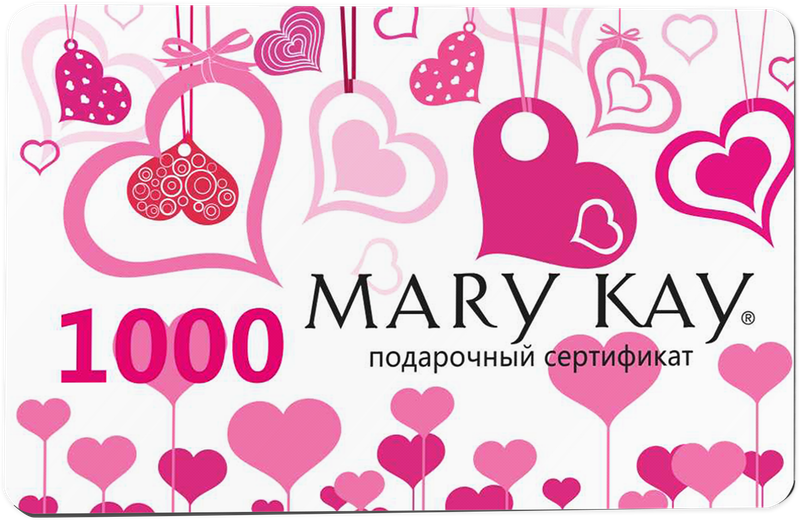 Пластиковая карта Мери Кей 1000 - фото