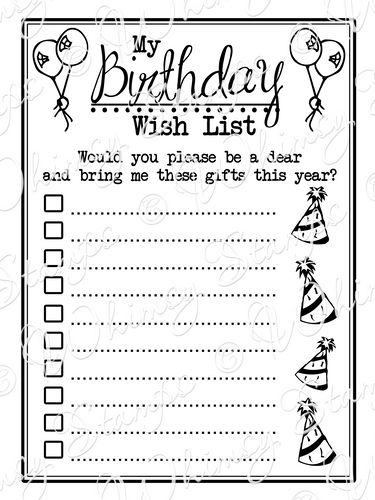 BirthdayWishList