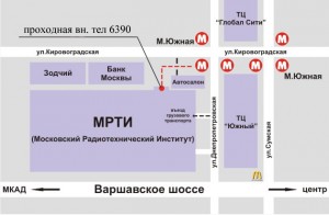 Глобал сити на южной схема