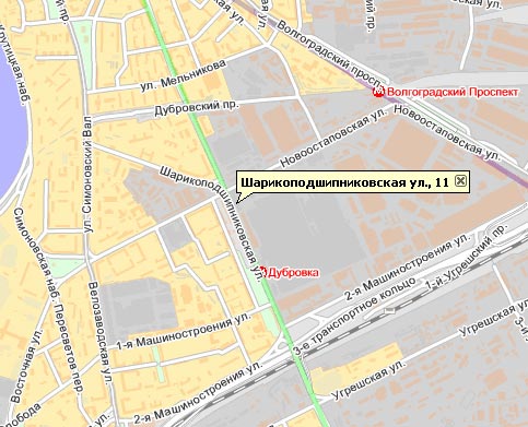 М дубровка карта москвы