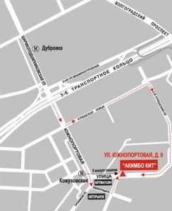 Южнопортовая улица карта