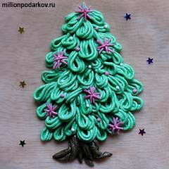 Елка поделка своими руками из соленого теста 208
