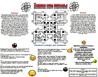 Конкурс стенгазет по химии