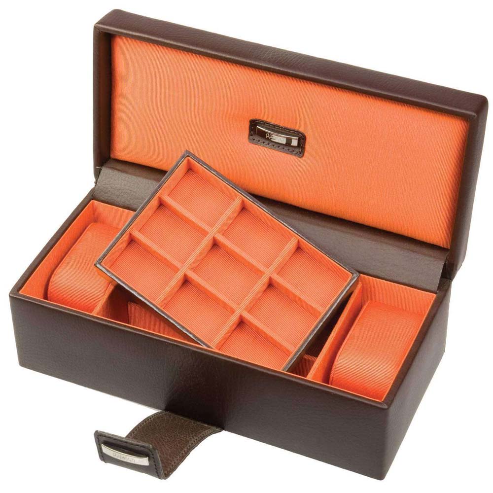 Футляр для часов и запонок \"На своих местах\", темно-коричневый 6766403 ...