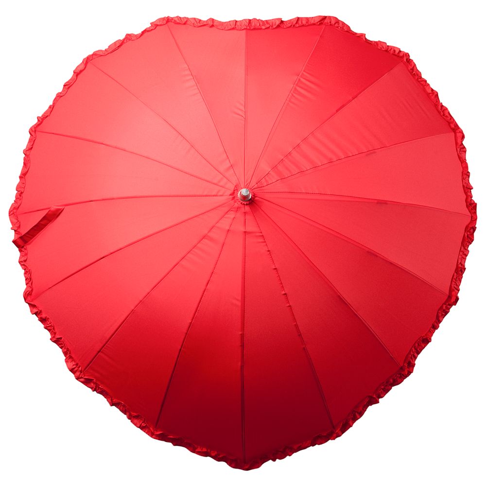 Зонт «Сердце», красный - фото
