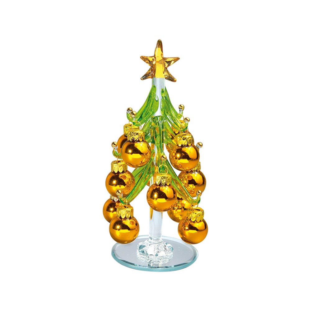 Стеклянная ёлочка Glas Quintessence 18 см, розовый GLAS-69 - Glas - Анальные ёлочки - Купить