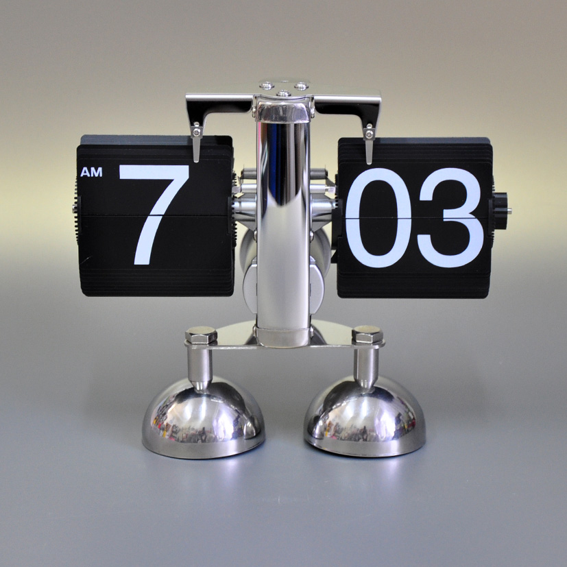 Часы перекидные «Flip Clock Steel» Две ножки 7028417 купить в Москве ...