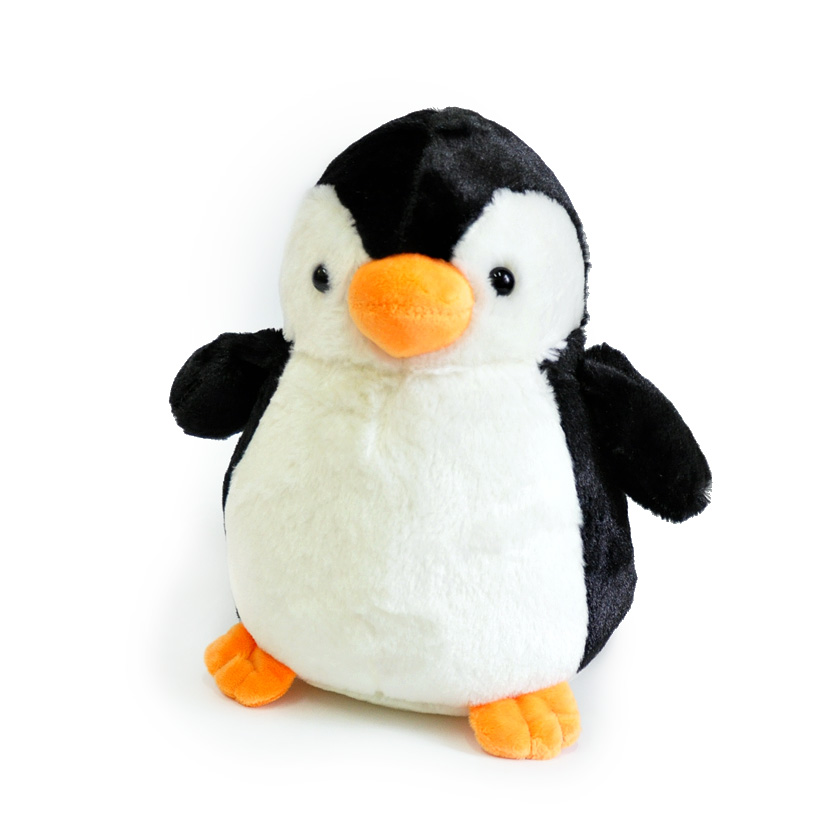 Мягкая игрушка Пингвин с оранжевыми лапками 28 см - фото.