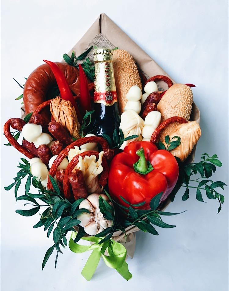 Мужские Букеты Из Продуктов Фото