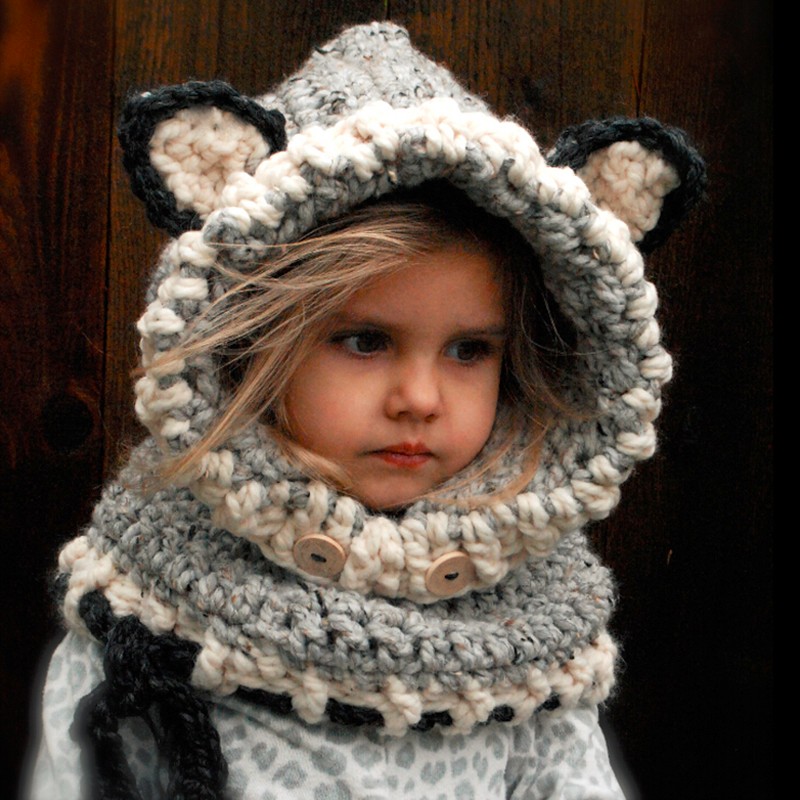 Сравнить цены и купить подарок Детская шапка-шарф Волчонок 6082776 на поиск...