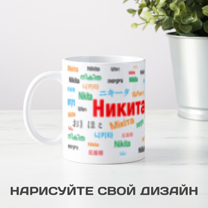 Именная кружка Никита - фото