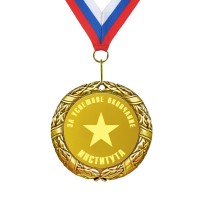 Медаль *За успешное окончание института* - фото