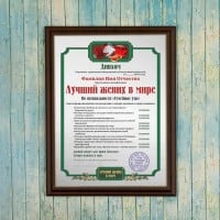 Подарочный диплом (плакетка) *Лучший жених в мире* - фото