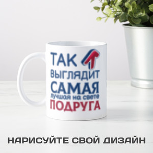 Кружка *Так выглядит самая лучшая на свете подруга* - фото