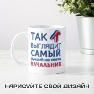 Кружка *Так выглядит самый лучший на свете начальник* - фото