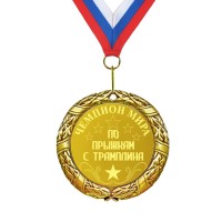 Медаль *Чемпион мира по прыжкам с трамплина* - фото