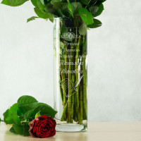 Именная ваза для цветов Лучший учитель Русского языка - фото