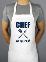 Фартук именной «CHEF» - фото