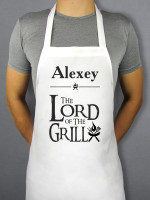 Фартук именной «the LORD of the GRILL» - фото