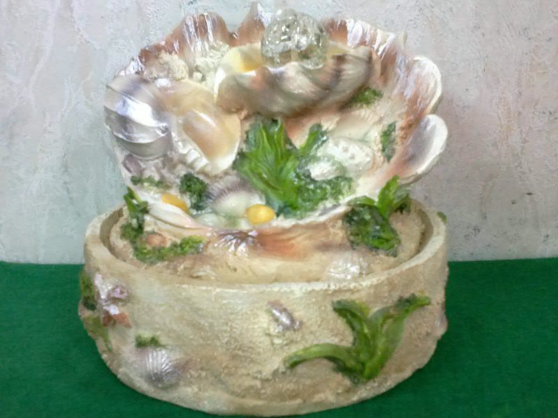 Фонтан подарок. Фонтан Ракушка. Фонтанчик с ракушкой и с подсветкой. Фонтанчик в виде ракушки с шаром. Фонтан китайский ракушки.