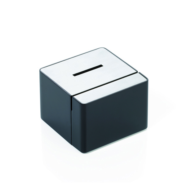 Credit box. Офисная копилка. копилка черная пластмассовая. credit box cb-25k elnec.