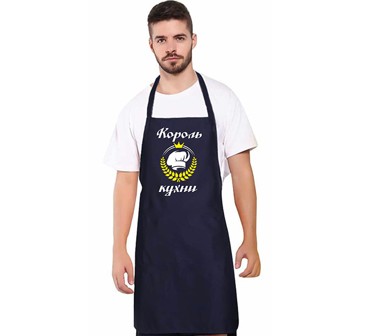 Фартук с надписью Король кухни - фото