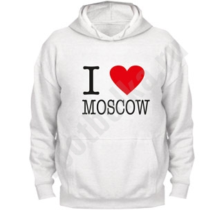 Толстовка I love Moscow - фото Толстовка I love Moscow - фото