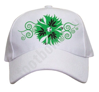 Бейсболка Green flower - фото
