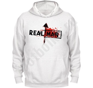 Толстовка мужская Real man - фото