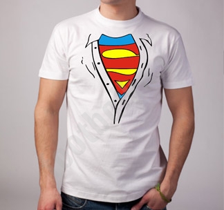 Футболка Супермен рубашка - фото