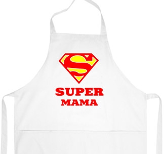 Фартук Супер мама супермен - фото