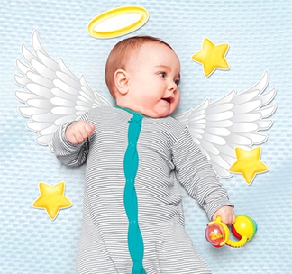 Набор элементов для детской фотосессии Маленький ангел - фото