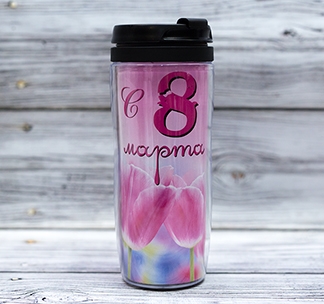 Термостакан 8 марта - фото