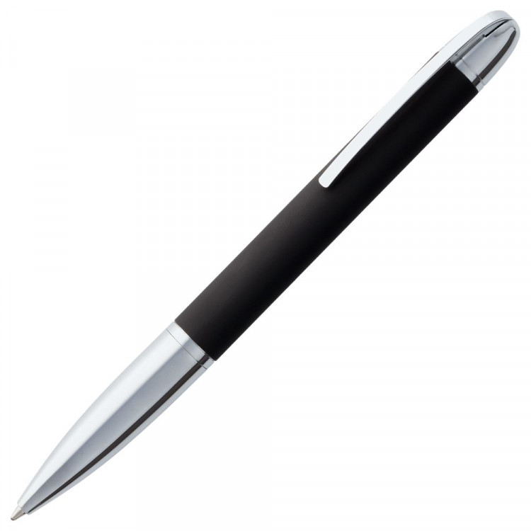 Ручка шариковая Arc Soft Touch, черная - фото