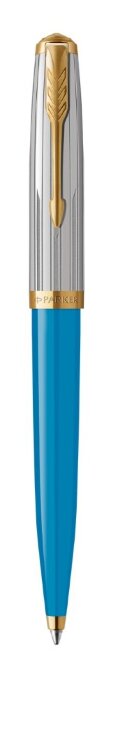 Шариковая ручка Parker 51 Premium Turquoise GT 2169080 - фото