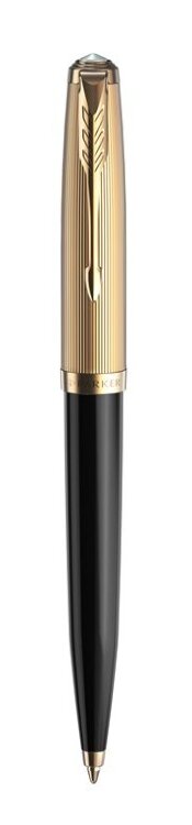 Шариковая ручка Parker 51 DELUXE BLACK GT 2123513 - фото