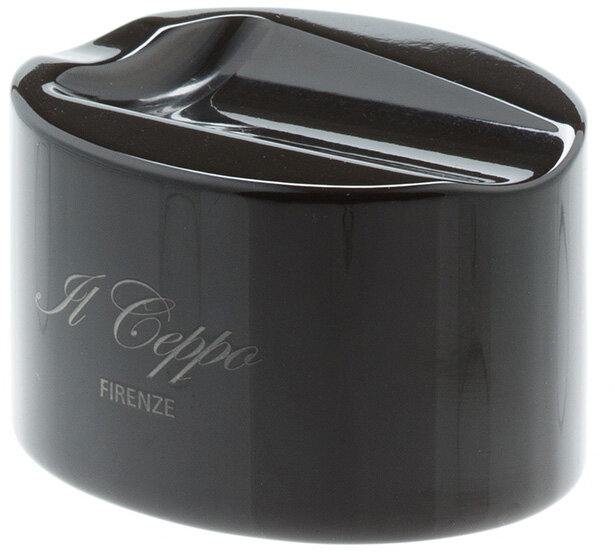 Подставка для помазка IL Ceppo, каучуковая смола, черный глянцевый цвет с гравировкой - фото