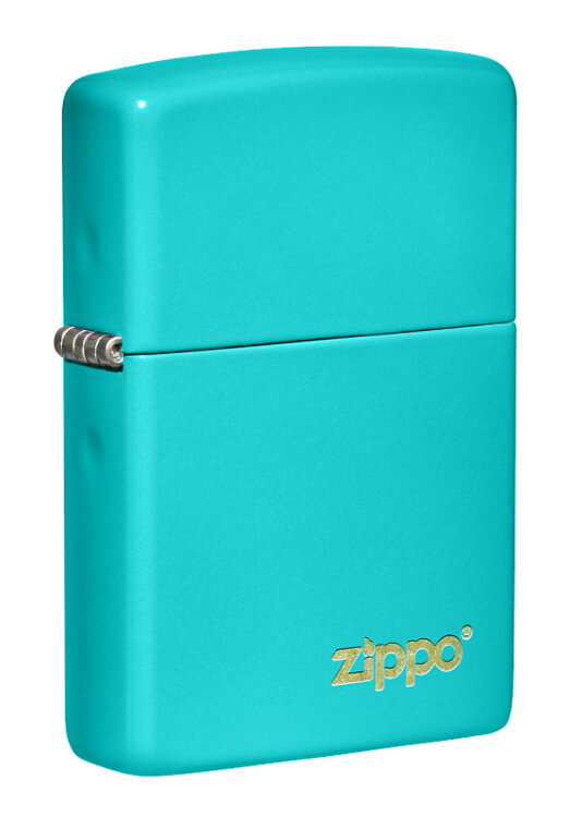 Зажигалка Zippo Classic Flat Turquoise 49454ZL - фото