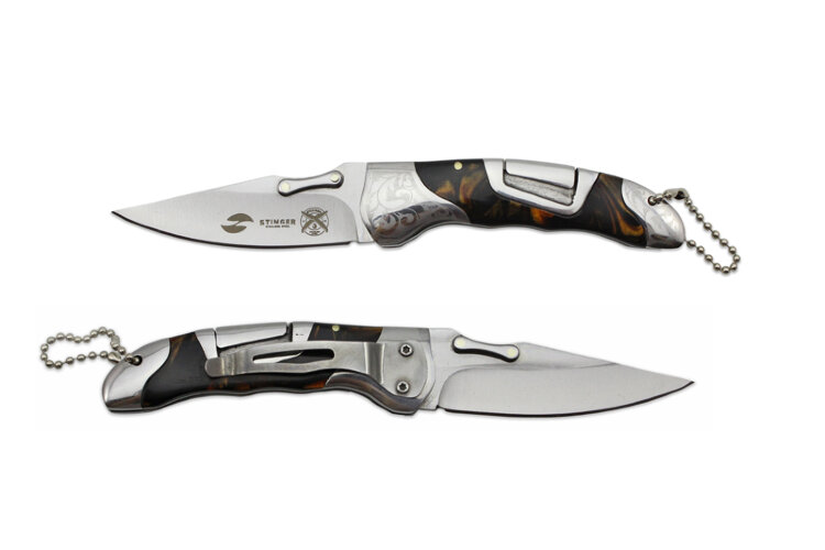 Нож складной Stinger C3951 с гравировкой - фото