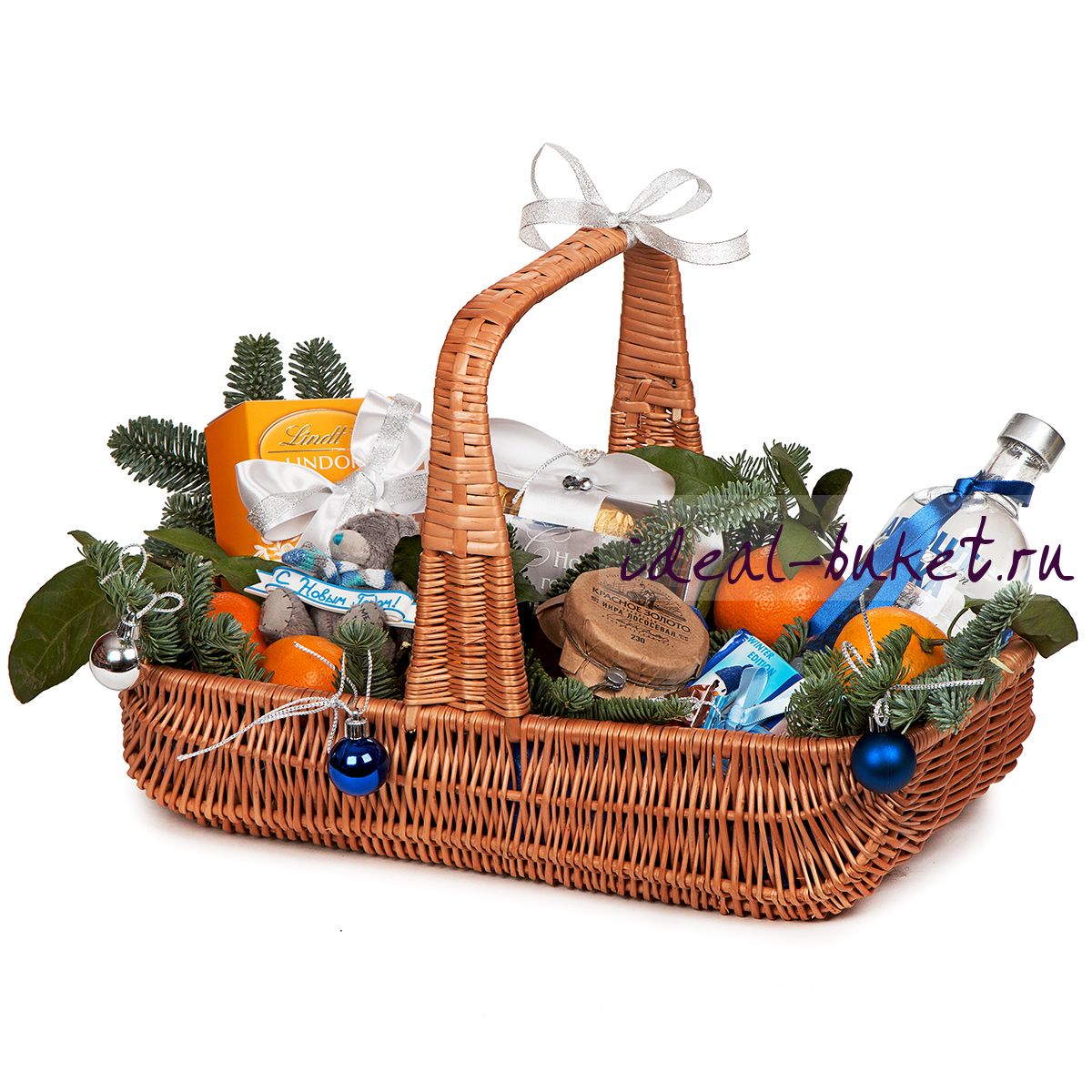 Корзина с морепродуктами в подарок