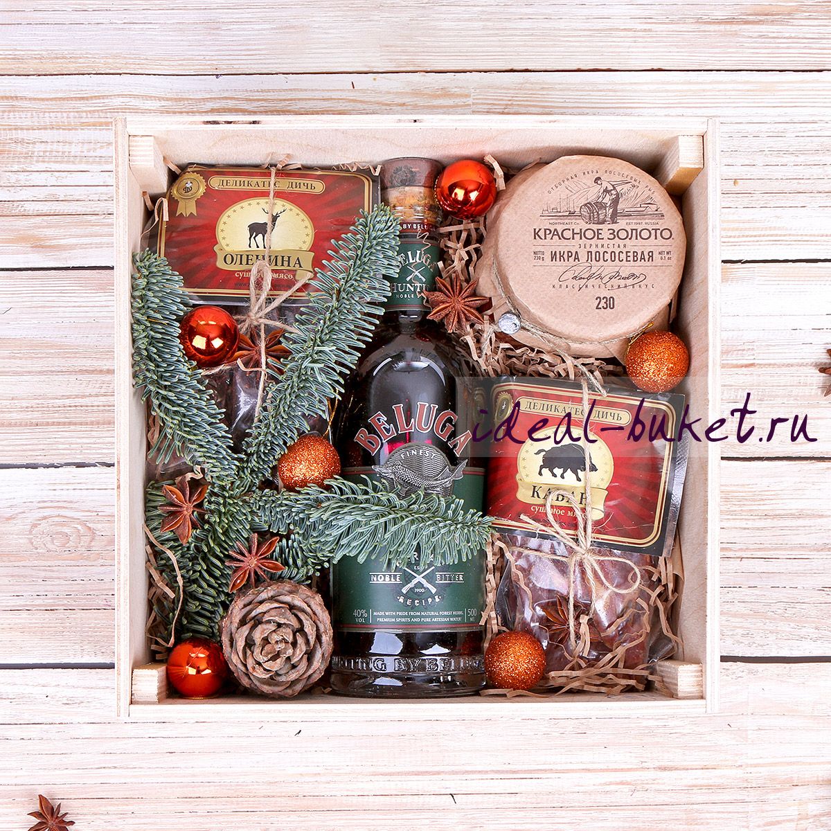 икра в подарок. подарочный набор с красной икрой. подарочный набор с икрой на новый год. подарочный набор с красной икрой. новогодний подарок с икрой.