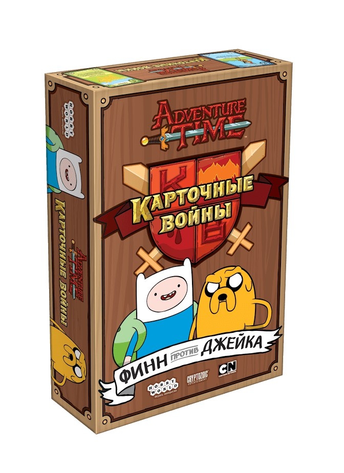 Настольная игра Время приключений. Карточные войны: Финн против Джейка ...